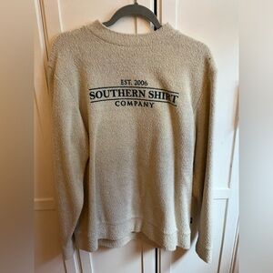 Cream and Navy Crew Neck Southern Shirt Company